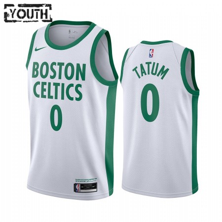 Dres Boston Celtics Jayson Tatum 0 2020-21 City Edition Swingman - Dječji